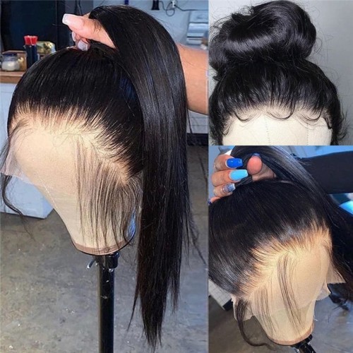 Straight Transparent 360 Lace Front Wig Human Hair Wigs | Human Hair Wig | Lace Front